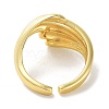 Brass Open Ring Rings RJEW-E292-04G-3