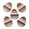 Wenge Wood & Sandalwood & White Ash Pendants WOOD-F013-06-1