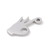 Non-Tarnish 304 Stainless Steel Charms STAS-K286-01K-P-2