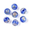 Handmade Foil Lampwork Beads LAMP-T021-31C-1