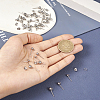  90Pcs 3 Size 202 Stainless Steel Ball Stud Earring Findings STAS-TA0002-22-5