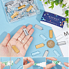 DIY Rectangle Pendant Making Kits DIY-SC0033-97-3