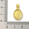 Virgin Mary Theme Rack Plating Brass Micro Pave Cubic Zirconia Pendants KK-C074-23G-01-3