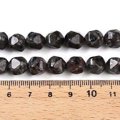 Natural Fluorescent Syenite Rock(Glow under UV Light) Beads Strands G-T141-02A-1