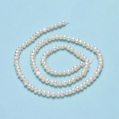Natural Cultured Freshwater Pearl Beads Strands PEAR-F018-04B-01-1