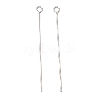 Non-Tarnish 304 Stainless Steel Eye Pin X-STAS-R045-45mm-1