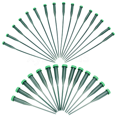 60Sets 2 Styles Plastic Extendable Stem Water Tubes with Caps DIY-GO0003-05-1