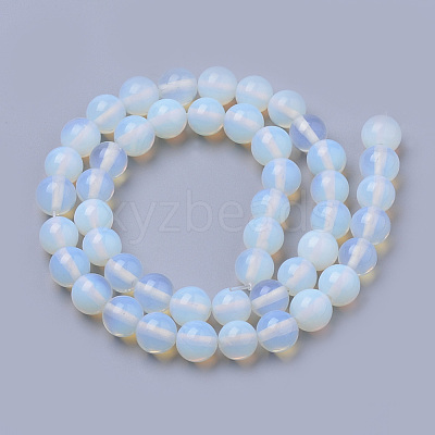 Opalite Beads Strands X-G-S259-48-4mm-1