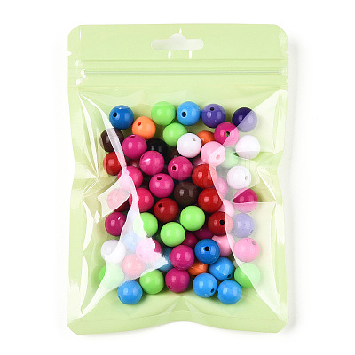 Macaron Color Plastic Yin-yang Resealable Bags OPP-N001-01E-02-1