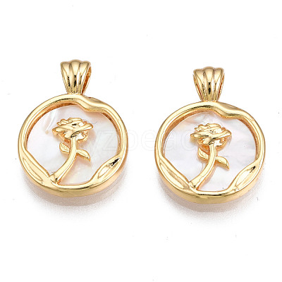 Brass Pendants KK-N233-163-1