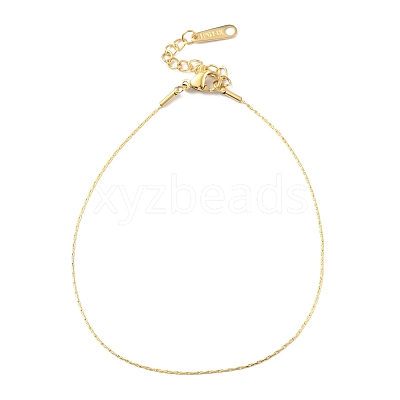 Ion Plating(IP) 304 Stainless Steel Boston Link Chain Bracelets for Men Women BJEW-M293-02G-1