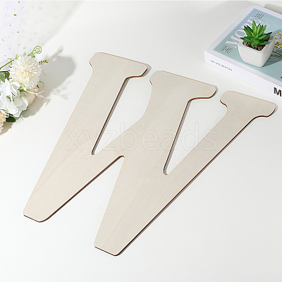 Letter Unfinished MDF Sheets WOOD-WH20012-008W-1
