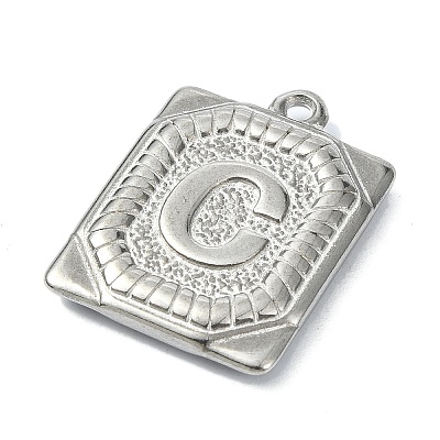 Anti-Tarnish 304 Stainless Steel Pendants STAS-U033-01P-C-1