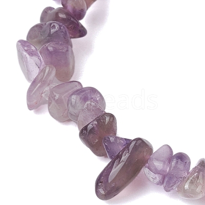 Natural Amethyst Beads Kids Bracelets BJEW-JB10611-03-1
