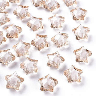 Transparent Acrylic Beads TACR-S152-02A-760-1