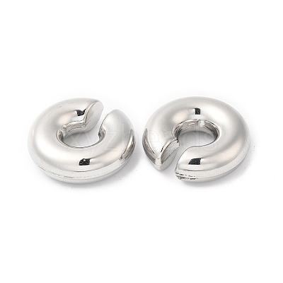 Rack Plating Brass Round Cuff Earrings EJEW-R150-01P-1