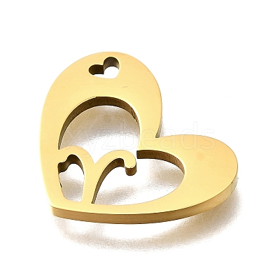 201 Stainless Steel Pendants STAS-A116-01G-01-1