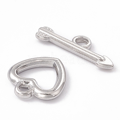 Non-Tarnish 304 Stainless Steel Toggle Clasps STAS-G299-02P-1