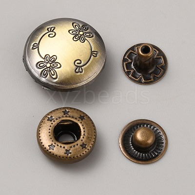 Alloy Snap Button FIND-WH0421-74E-1