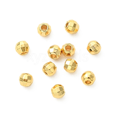 SHEGRACE Brass Round Beads XGRPCU698-291G-1