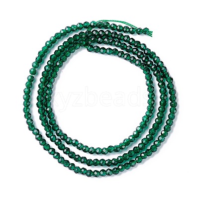 Transparent Glass Beads Strands GLAA-C019-01A-02-1