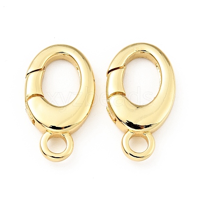 Brass Spring Gate Rings KK-G416-42G-1
