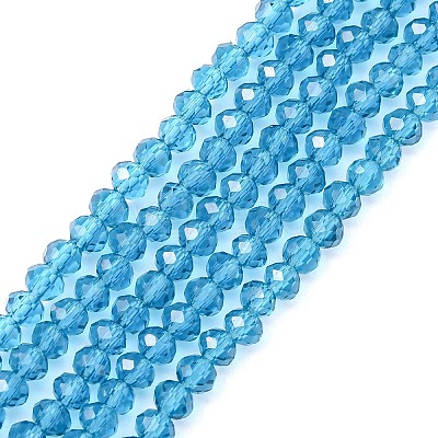 Transparent Glass Beads Strands LS-GLAA-R135-2mm-19-1