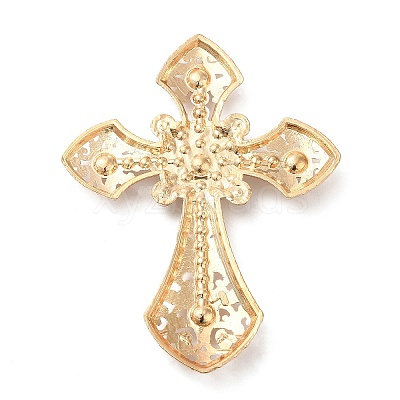 Alloy Crystal Rhinestone Cabochons ALRI-F074-06G-1