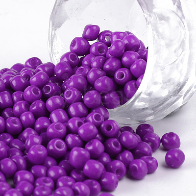 Baking Paint Glass Seed Beads SEED-S003-K13-1