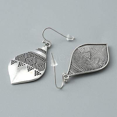 Bohemia Alloy Geometric Dangle Earrings for Women EJEW-WH0004-48A-1