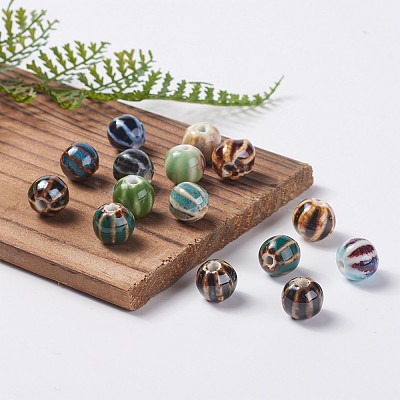 Handmade Porcelain Beads PORC-S498-24-M-1