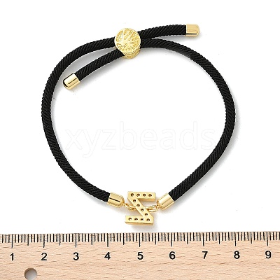 Adjustable Nylon Cord Bracelets BJEW-C096-01G-26-1