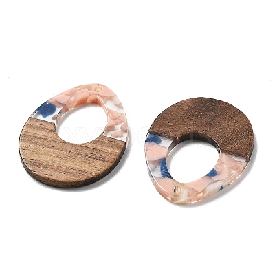 Resin and Walnut Pendants FIND-R051-10A-1