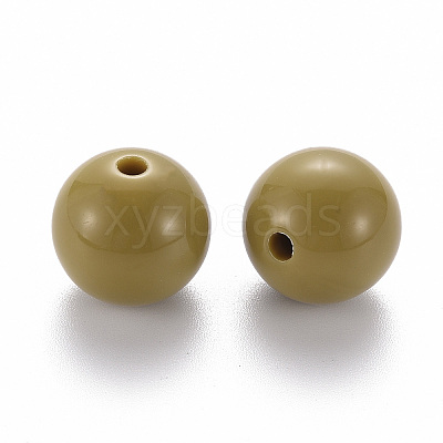 Opaque Acrylic Beads MACR-S370-C16mm-29-1