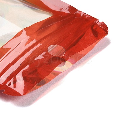 Rectangle Glitter Holographic PVC Resealable Packaging Bags ABAG-P011-01B-02-1