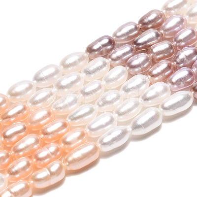 Three Color Natural Cultured Freshwater Pearl Beads Strands PEAR-N012-02C-01-1