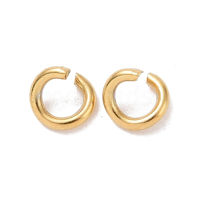 Ion Plating(IP) 304 Stainless Steel Open Jump Rings STAS-R091-01G-A-1