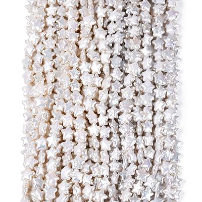 Natural Baroque Keshi Pearl Beads Strands PEAR-S020-Z06-1
