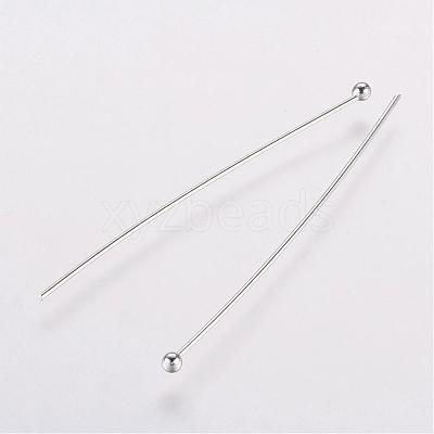 Rack Plating Brass Ball Head Pins KK-E680-03-0.5x40mm-P-1