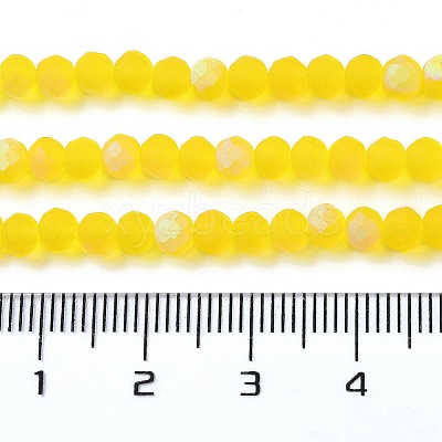 Transparent Glass Beads Strands EGLA-A034-T4mm-MB17-1