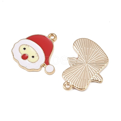 Christmas Alloy Enamel Pendants ENAM-G234-01I-1