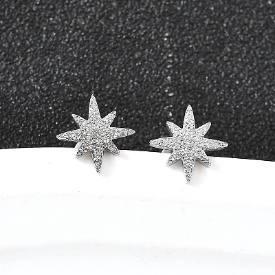 304 Stainless Steel Stud Earrings EJEW-H161-01P-L-1