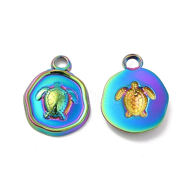 Ion Plating(IP) 304 Stainless Steel Pendants STAS-B032-14MC-1