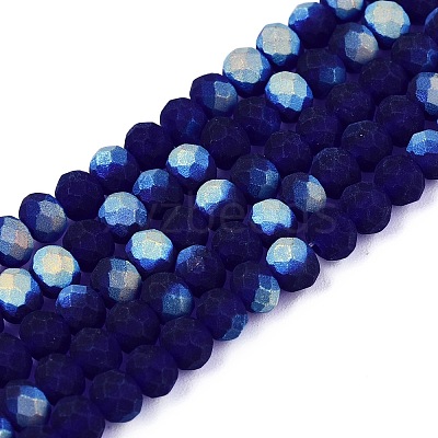 Transparent Glass Beads Strands EGLA-A044-T4mm-MB06-1