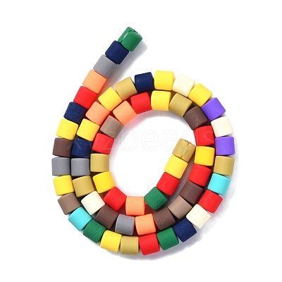 Polymer Clay Bead Strands X-CLAY-T001-C28-1