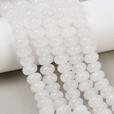 Dyed Natural White Jade Beads Strands G-G107-A35-01-1