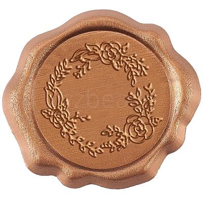50Pcs Adhesive Wax Stamp Stickers DIY-CP0005-82J-1