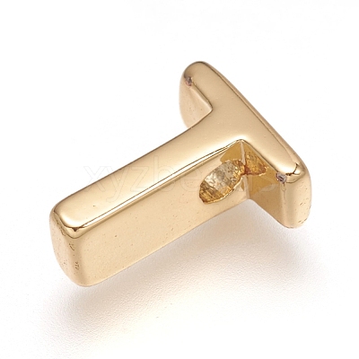 Brass Charms X-ZIRC-I037-01T-G-1