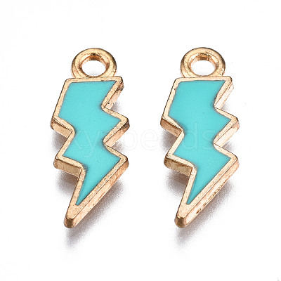 Alloy Enamel Pendants ENAM-N054-025L-1