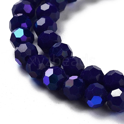 Opaque Glass Beads Strands LS-EGLA-A035-P6mm-L09-1